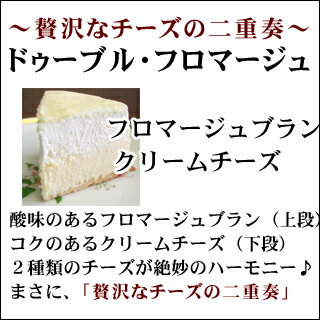 【ポイント10倍】【クリスマスケーキ】ドゥーブルフロマージュ 4号　3〜4人分 クリスマス2018（チーズケーキ）神戸スイーツ　お歳暮 2018 ^k 送料無料 生ケーキ 早期予約 ギフト ird-xmas お返し おしゃれ プチギフト お菓子 洋菓子 　お菓子 早割