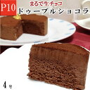 【ポイント10倍】誕生日ケーキ バースデーケーキ まるで生チョコ【ドゥーブルショコラ】 4号 12CM チョコレートケーキ ケーキ 神戸スイーツ 2025 送料無料 ギフト プレゼント キャンドル メッセージカード付き お取り寄せ バレンタイン