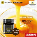 マヌカハニー UMF 10+ 250g ニュージーランド 効果 おすすめ 喉 蜂蜜 はちみつ 無添加 小分け 花粉症 ハチミツ ランキング ギフト 人気 父の日 プレゼント 安い 美味しい