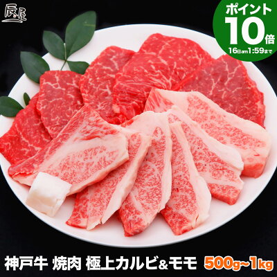 【P10倍11日am2時まで】神戸牛 焼肉 セット 極上 カルビ & モモ(冷蔵)【あす楽対応】お歳暮 御歳暮 ギフト プレゼント 内祝い お返し お祝い 誕生日 結婚祝い 出産祝い 結婚内祝い 出産内祝い 牛肉 肉 グルメ 焼き肉 赤身 霜降