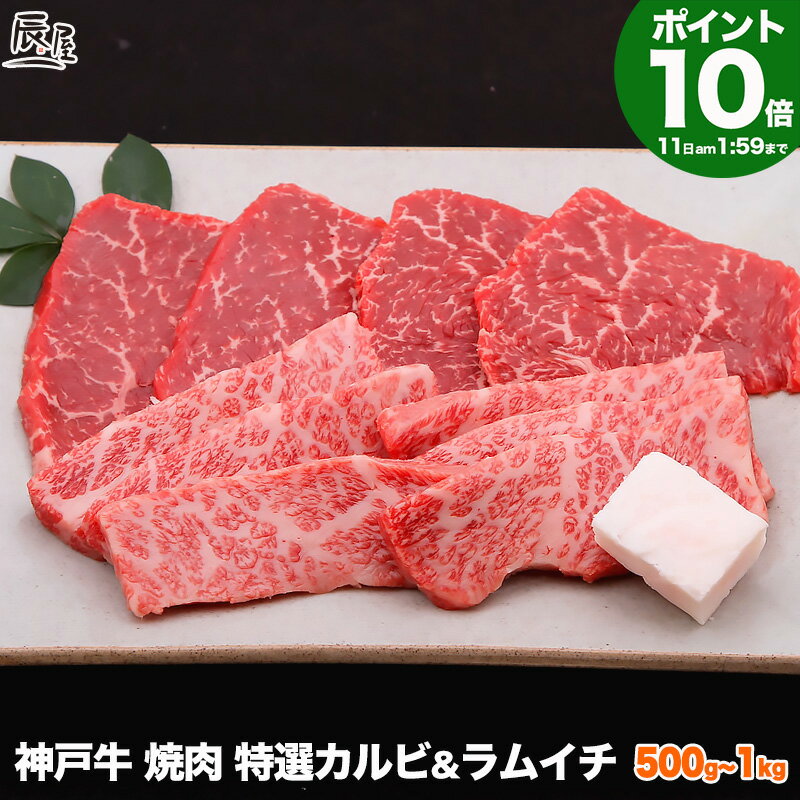 肉セット 【P10倍 母の日 遅れてごめんね】神戸牛 焼肉 セット 特選 カルビ ＆ラムイチ（冷蔵）【送料無料 あす楽対応】ギフト プレゼント 内祝い お返し お祝い 誕生日 結婚祝い 出産祝い 結婚内祝い 出産内祝い 牛肉 肉 グルメ 焼き肉 赤身 霜降