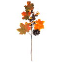 【2F】紅葉ピック 造花 ミニ アレンジメント 装飾 デコレーション 資材 材料 装飾 秋 ハンドメイド 手作り DIY 工作 リース作り 飾り付け アートフラ...