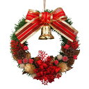 クリスマスリース20cm レッド 赤色 小さい 北欧 玄関 おしゃれ かわいい 店舗装飾 室内装飾 ショップ ナチュラル オーナメント 手作り 上品 高級 豪華...