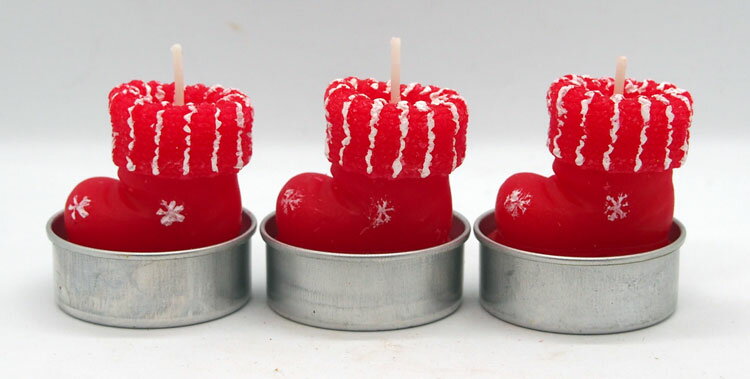 【H3】クリスマスキャンドル3個セット ブーツ クリスマス おしゃれ かわいい 北欧 蝋 飾り 装飾 卓上 テーブル デスク 置物 小物 雑貨 ろうそく ローソク 蝋燭 キャンドル パーティー イベント…