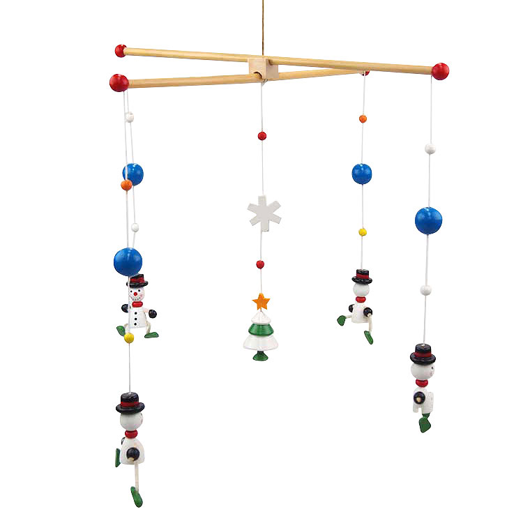 【I1】クリスマスモビール キッズ モビール ベッドメリー 赤ちゃん ベビー 乳児 ベビールーム 保育園 クリスマス オーナメント フッキング ハンギング くるくる おしゃれ かわいい 玄関 部屋 雑貨 飾り 飾り付け 北欧 在庫処分セール 雪だるま 冬