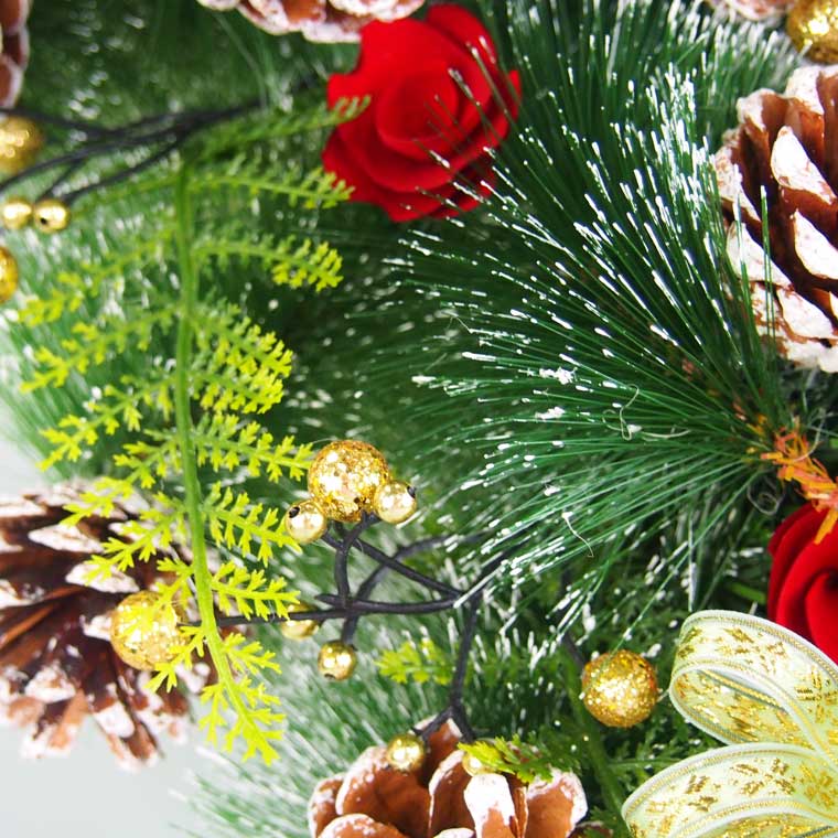 クリスマスデコレーションスワッグ玄関部屋北欧大きい大きめ特大ナチュラル手作り上品高級豪華おしゃれ飾り装飾かわいいドア壁掛けハンガーハンギングディスプレイアートフラワー天然素材花造花インテリアギフトプレゼントクリスマスリース