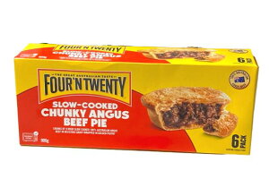 アンガスビーフパイ 150g×6個 FOUR'N TWENTY Chunky Angus Beef Pie