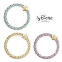 スワロ（シュシュ） ¥3960以上送料無料！【byEloise】[正規販売店] ＊ Woven Mix ＊ ヘアアクセサリー ブレスレット ヘアゴム シュシュ イギリス ブランド ジェンダーレス 可愛い かわいい スワロフスキー 上品 切れにくい プレゼント おしゃれ 人気 シック