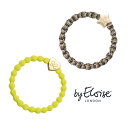 スワロ（シュシュ） 2個セット送料無料！【byEloise】[正規販売店] Metallic Gold Star Forest / Gold Heart Sunshine Yellow ヘアアクセサリー ブレスレット ヘアゴム シュシュ ジェンダーレス イギリス ブランド 可愛い かわいい スワロフスキー 上品 切れにくい プレゼント キッズ