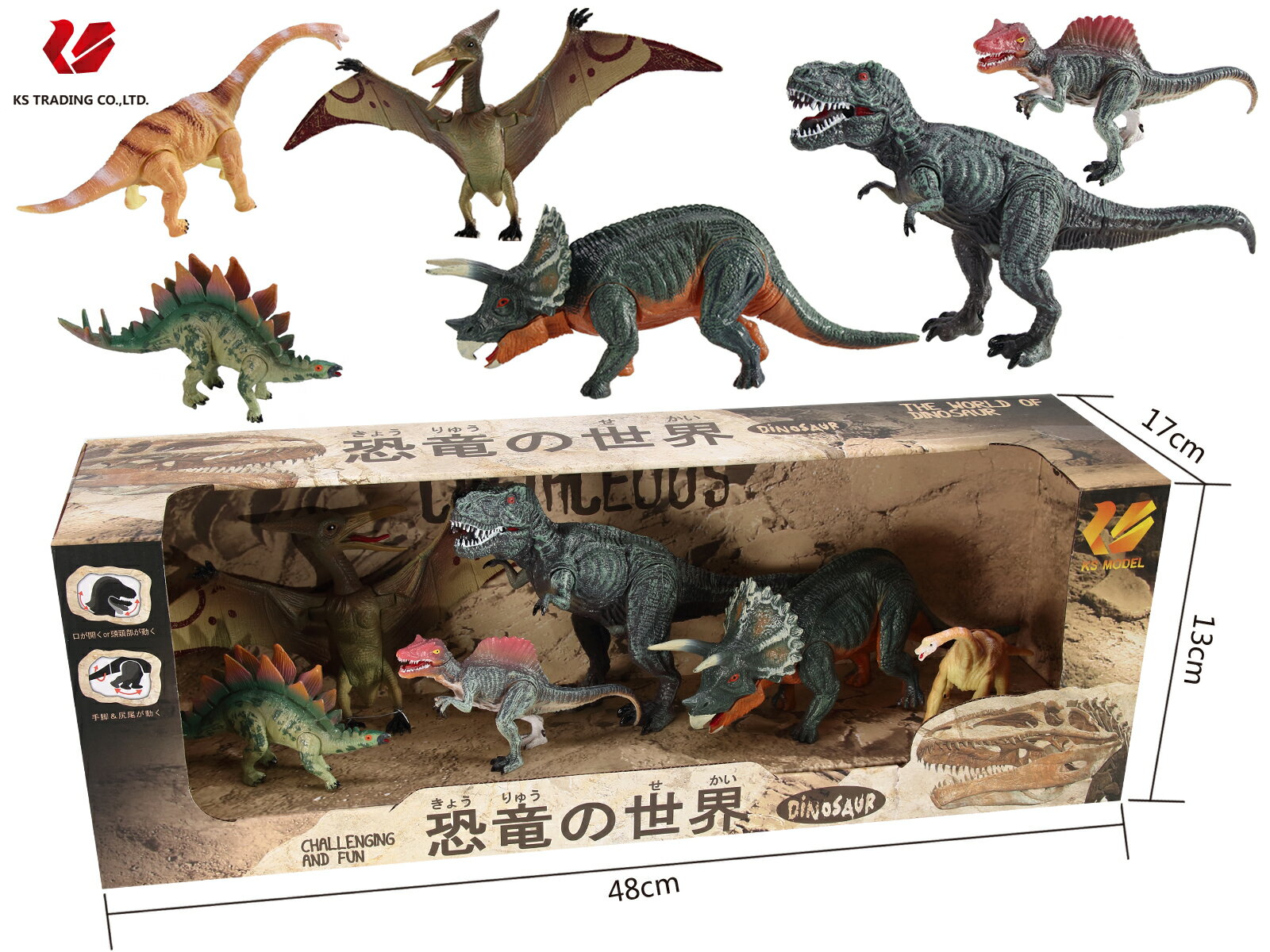 送料無料　子供　キッズ　ギフト　恐竜おもちゃ　恐竜 フィギュア　DINOSAUR MODEL　ダイナ ...