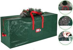 クリスマスツリー収納バッグ　クリスマスツリー収納袋　大容量収納袋　サイズ122x34x51cm
