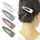 【送料無料】ヘアクリップ くすみカラー ペールトーン クリップ 大きめ 前髪留め 髪飾り 髪留め 簡単 持ち歩き 便利 洗顔 パッチンピン スリーピン カジュア...