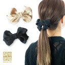 バレッタ リボン バレッタ レース サテン リボン ヘアクリップ 大きめ 大き目 大きい 清楚 きれいめ 可愛い ハーフアップ 簡単アレンジ 結婚式 花嫁 和装...
