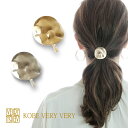 送料無料☆ ポニーフック ダメージ加工 ヴィンテージ調 ラウンド 丸 サークル プレート 人気 ヘアアクセ ゴールド シルバー 金 銀 ヘアカフ ヘアピン 簡単...