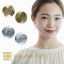送料無料 イヤリング 金属アレルギー対応 両耳 シャギー加工 M サークル 丸 円 ゴールド シルバー プレート 大ぶり ニッケルフリー 大人 上品 シック シ...