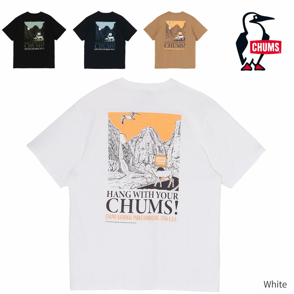 チャムス CHUMS アンチバグチャムスナショナルパークスTシャツ CH01-2510