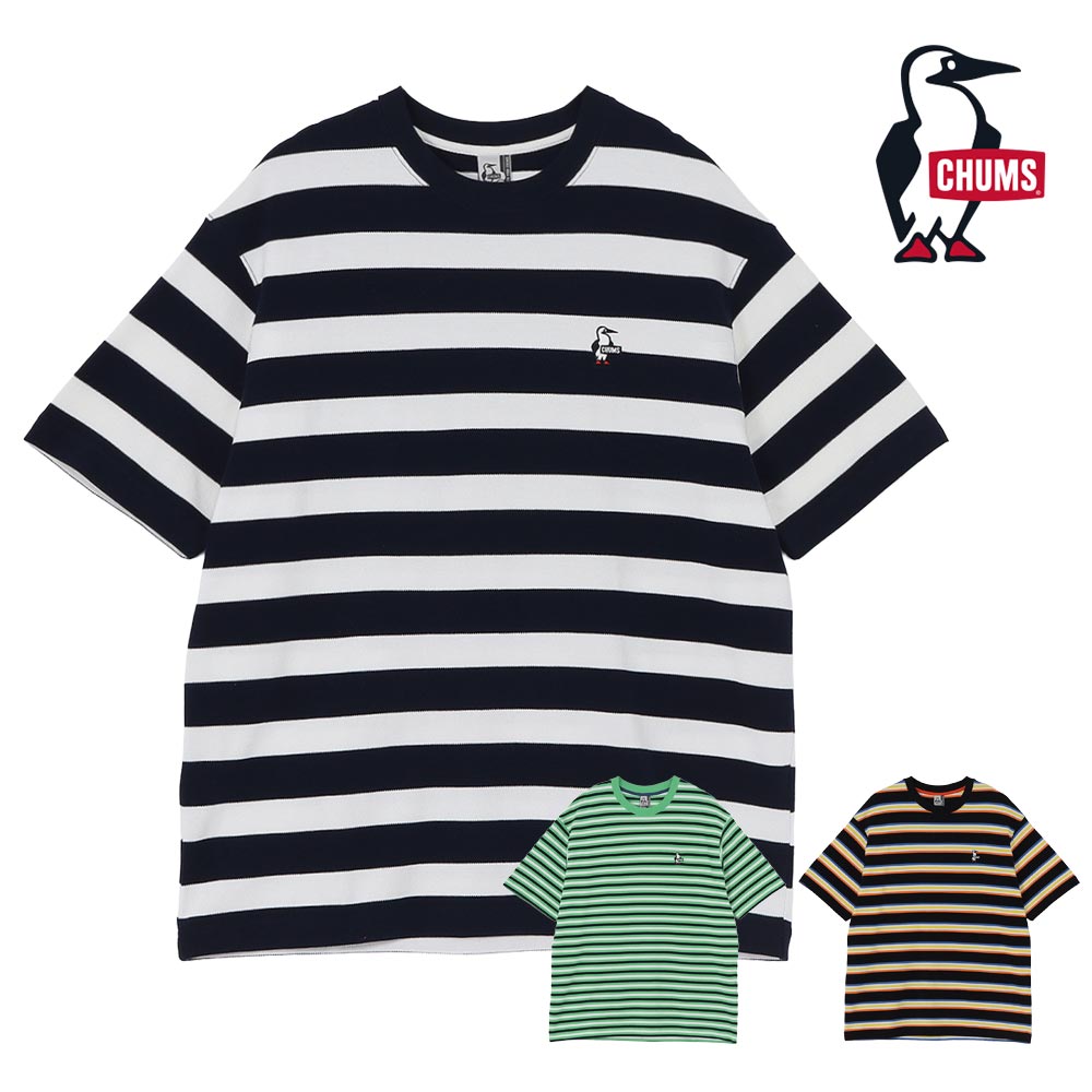 Rakuten - チャムス CHUMS ブービーボーダーピケTシャツ CH02-1275