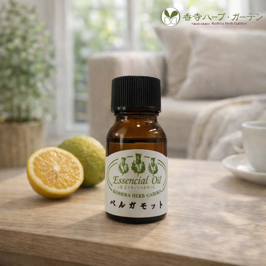 乐天商城 - ネコポス対象　香寺ハーブ・ガーデン　エッセンシャルオイル　ベルガモット　10ml　アロマ
