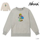 NANGA ナンガ エコハイブリッドスウェットシャツ(アウトドアマンプリント) N2500-1K011A