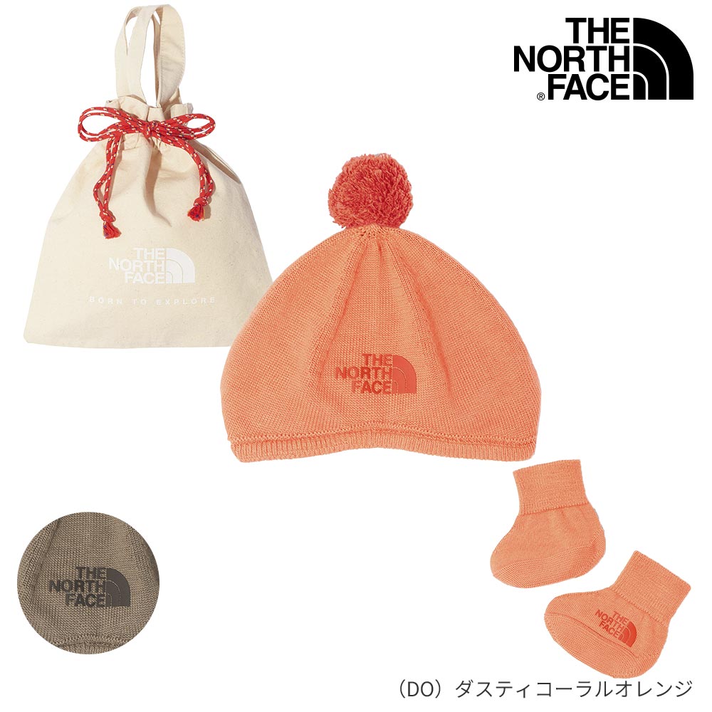 ノースフェイス THE NORTH FACE ベビークレイドルコットンキャップ＆ソックスセット NNB02311