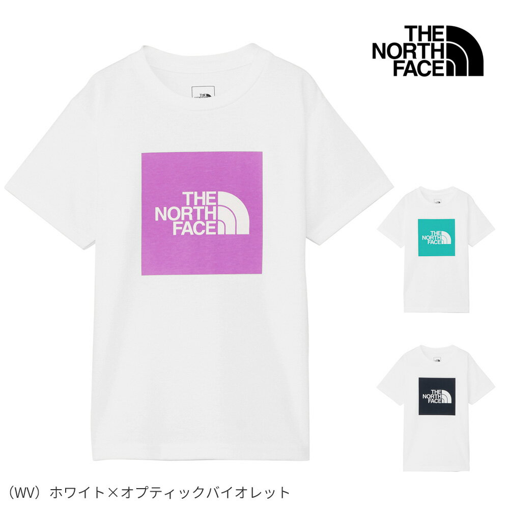 フロントにスクエアロゴを配した半袖Tシャツ。風合いのよいオーガニックコットンと、乾きやすいリサイクルポリエステルを使用した、柔らかくしなやかな肌触りのニット生地を採用しています。UVケア（UPF15-30、紫外線カット率85％以上）機能付き。 ■品番&nbsp;NTJ32361 ■品名&nbsp;ショートスリーブカラードスクエアロゴティー（キッズ） ■メーカー&nbsp;ノースフェイス（THE NORTH FACE） ■仕様・特徴 &nbsp;【素材】Recycled T/C天竺（綿65％、ポリエステル35％） &nbsp;【原産国】中国 &nbsp;【重さ】約95g（130サイズ） &nbsp;【サイズ(cm）】 &nbsp;&emsp;100：着丈41、身幅34、肩幅30、袖丈11、裾幅34、袖口幅12 &nbsp;&emsp;110：着丈44、身幅36、肩幅31、袖丈12、裾幅36、袖口幅12 &nbsp;&emsp;120：着丈47、身幅38、肩幅33、袖丈13、裾幅38、袖口幅13 &nbsp;&emsp;130：着丈51、身幅40、肩幅34、袖丈14、裾幅40、袖口幅13 &nbsp;&emsp;140：着丈55、身幅41、肩幅37、袖丈15、裾幅41、袖口幅14 &nbsp;&emsp;150：着丈59、身幅43、肩幅39、袖丈17、裾幅43、袖口幅15 リサイクルポリエステル、オーガニックコットン使用 ※ブラウザやお使いのモニター環境により、掲載画像と実際の商品の色味が若干異なる場合があります。 ※商品詳細画像は今シーズン展開外カラーを掲載していることがあります。 ※掲載の価格・デザイン・仕様について、予告なく変更することがあります。あらかじめご了承ください。