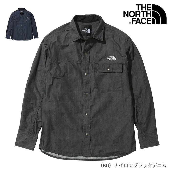 ノースフェイス THE NORTH FACE ロングスリーブナイロンデニムヌプシシャツ NR72130