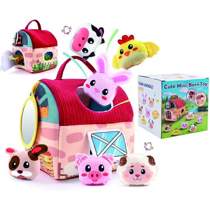 モンテッソーリ ぬいぐるみ 動物 赤ちゃん 一歳 誕生日プレゼント 男の子 女の子 布のおもちゃ 洗濯可能 人気 早期開発 教育 モンテッソーリ 赤ちゃん 幼児 0 1 2 3歳 女の子 男の子 誕生日 のお子様向け感覚玩具 プレゼント (カラー)　おもちゃ　誕生日　プレゼント