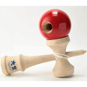 全長約18cm!日本けん玉協会認定 New 競技用けん玉「大空」単色 赤 国産品 (OZORA KENDAMA) おもちゃ プレゼント誕生日