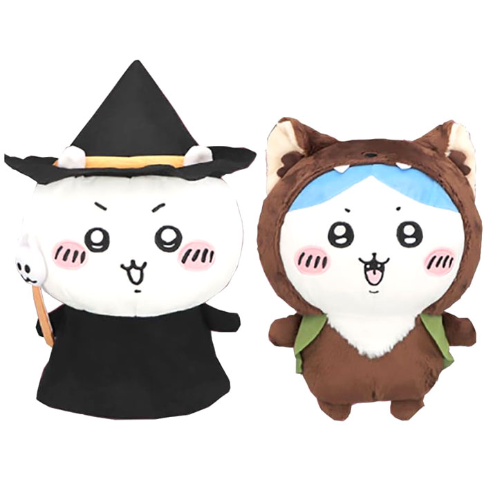 全高約33cm！ちいかわ BOO！BIG ぬいぐるみ 全2種セット ちいかわ ハチワレ ハロウィン おもちゃ プレゼント 誕生日のサムネイル