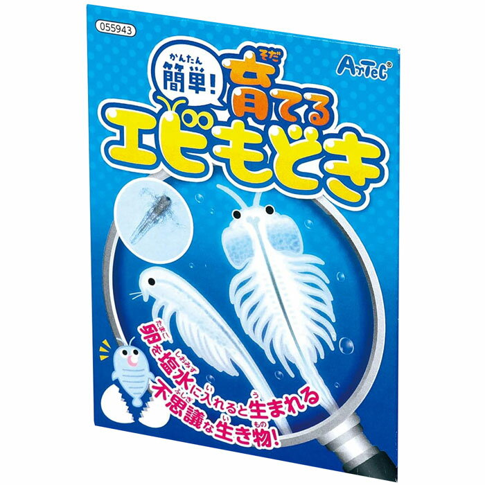 てのひら実験室 簡単！育てる エビもどき 実験キット 科学工作 自由研究 生きた化石 飼育 アーテック おもちゃ プレゼント 誕生日