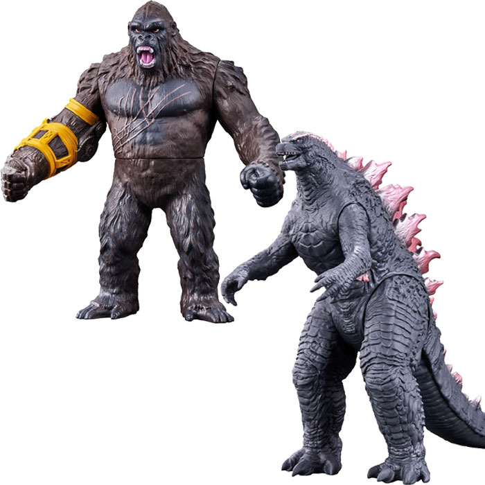 ムービーモンスターシリーズ GODZILLA(2024) EVOLVED ver. KONG(2024) B.E.A.S.T. GLOVE ver. from 映画『Godzilla x Kong: The New Empire』ソフビフィギュア