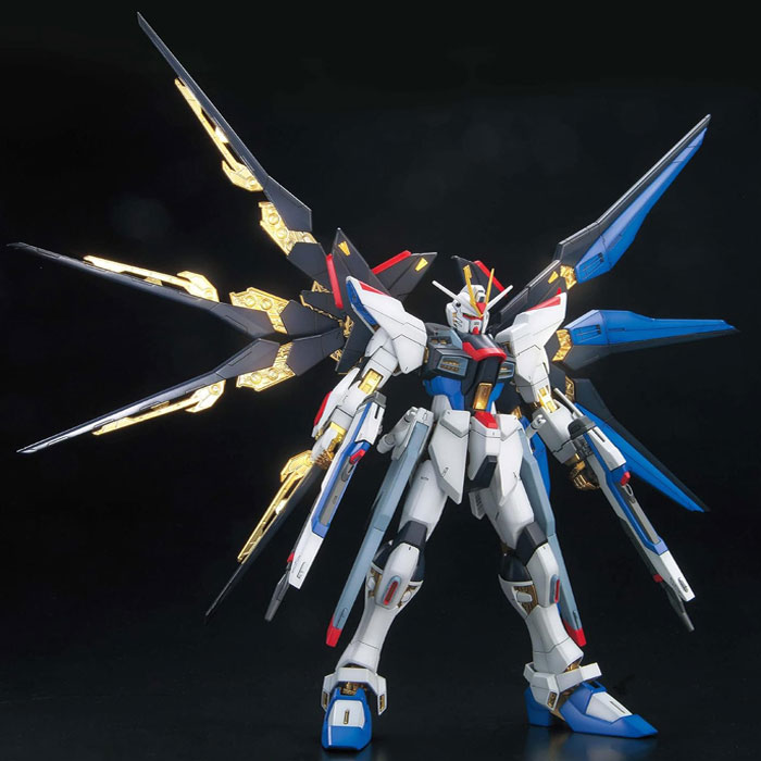 MG 機動戦士ガンダムSEED DESTINY ストライクフリーダムガンダム フルバーストモード 1/100スケール 色分け済みプラモデル おもちゃ グッズ プレゼント 誕生日 マスターグレード プラモデル ガンプラ