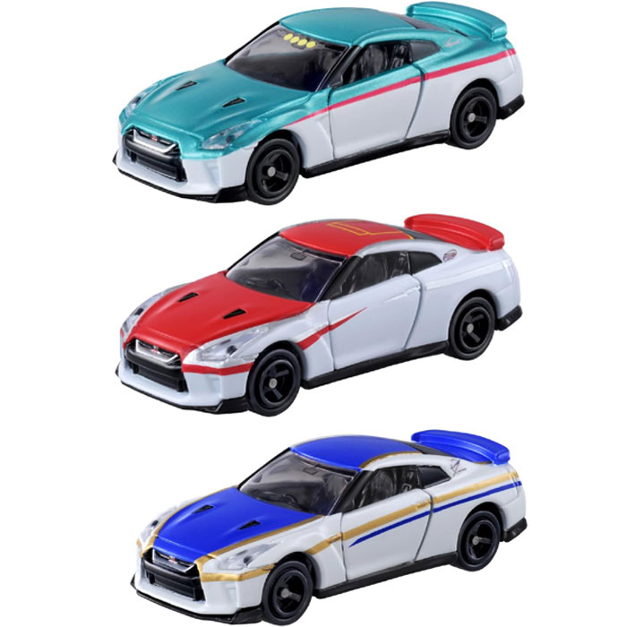 トミカ ドリームトミカ シンカリオンCW トミカ 日産 NISSAN GT-R 3種セット (E5 はやぶさ E6 こまち E7 かがやき) タカラトミー 3歳以上 ミニカー おもちゃ プレゼント 誕生日 1