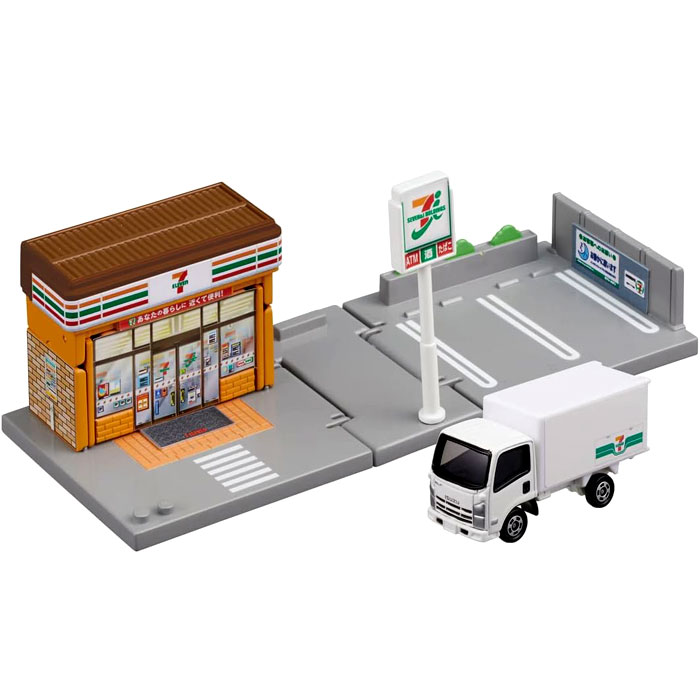セブンイレブントラック付！トミカ トミカタウン セブン-イレブン (トミカ付き) タカラトミー(TAKARA TOMY) 3歳以上 おもちゃ プレゼント 誕生日のサムネイル