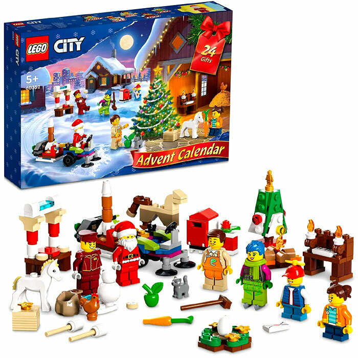 レゴ(LEGO) シティ レゴ(R)シティ アドベントカレンダー 60352 おもちゃ ブロック プレゼント 祝日 記念日 男の子 女の子 5歳以上 ミニフィギュア5体が付属！ プレゼント 誕生日 おもちゃ