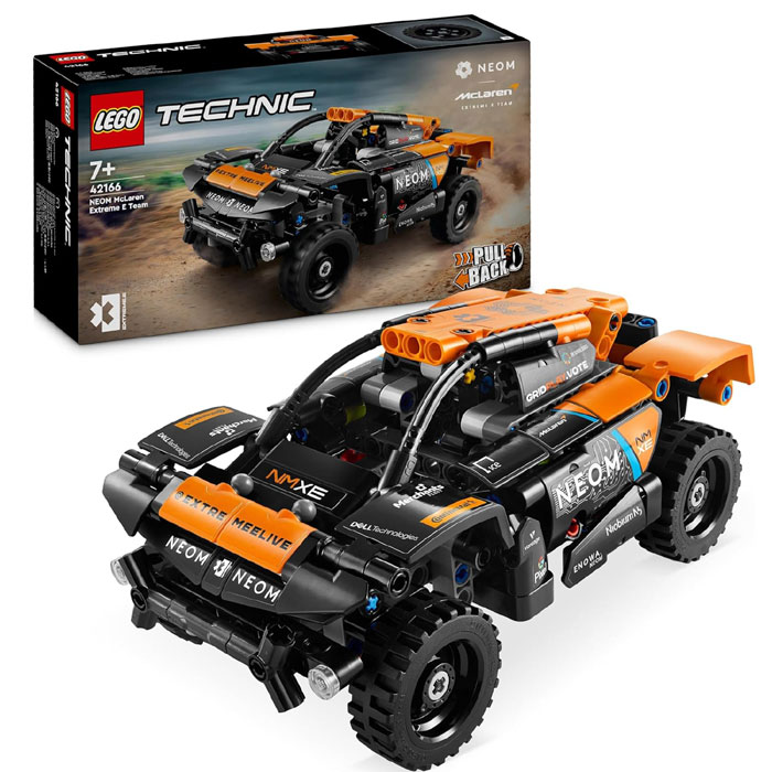 レゴ(LEGO) テクニック NEOM McLaren Extreme E レースカー おもちゃ 玩具 プレゼント ブロック 男の子 女の子 子供 6歳 7歳 8歳 9歳 小学生 マクラーレン 車 プラモデル 42166