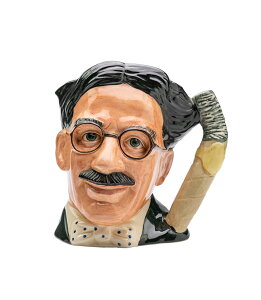 ロイヤルドルトン | セレブリティコレクション○ピッチャー | グルーチョ・マルクス | Royal Doulton | THE CELEBRITY COLLECTION | Groucho Marx | 近代-20世紀 | 無傷 | 西洋磁器 | 【美術】【中古】【3,980円以上で送料無料】【三浦古美術WEB】