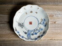 骨董○古伊万里染付金彩松竹梅文皿○ | 江戸後期-19世紀頃 | 磁器 | 食器 / 漢詩【古美術】【骨董】【中古】【3,980円以上で送料無料】【三浦古美術W...