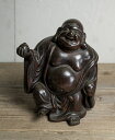 骨董○備前焼布袋立像○ | 明治時代-19世紀頃 | 陶器 | 飾り / 信仰対象 / 六古窯【古美術】【骨董】【中古】【3,980円以上で送料無料】【三浦古美...