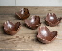 中古○鉄釉割山椒向付5点揃い○魯山人うつし | 現代 | 陶器 | 食器 / 5点セット品【美術】【中古】【3,980円以上で送料無料】【三浦古美術WEB】24...