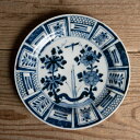 骨董○古伊万里染付クルス花文皿○ | 江戸時代-18-19世紀頃 | 磁器 | 食器【古美術】【骨董】【中古】【3,980円以上で送料無料】【三浦古美術WEB】...