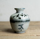 骨董○安南染付文字草文小壺○ | 17-18世紀頃 | 磁器 | 瓶 / 徳利 / 酒器 / 花器【古美術】【骨董】【中古】【3,980円以上で送料無料】【三浦...