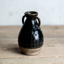 骨董○宋胡録黒釉耳付瓶○スンコロ | タイ国 / スワンカローク-15世紀頃 | 東南アジア / アンティーク/ antique / kotto / こっとう【古美術】【骨董】【中古】【3,980円以上で送料無料】【三浦古美術WEB】2508