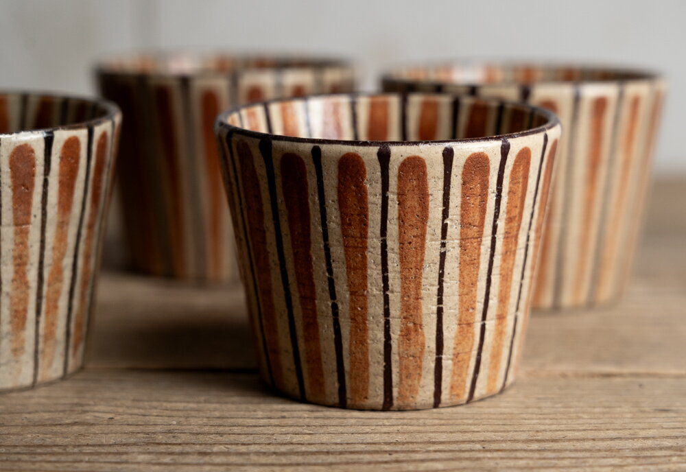 骨董○瀬戸焼麦藁手ソバ猪口○ | 明治時代-19世紀頃 | アンティーク/ antique / kotto / こっとう【古美..