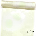 【東レシルック】袷用 色彩ぼかし長襦袢 sl-juban95【反物】【洗える襦袢】【送料無料】綸子友禅長襦袢 大桜地模様 黄色ぼかし