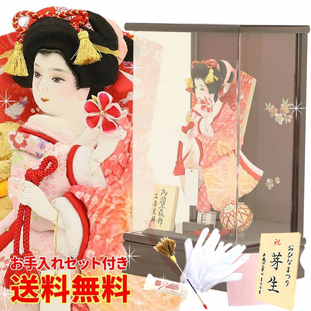 羽子板 選べるケース飾り 送料無料 初正月 パール葡萄色えびいろ パールピンク色 パール赤色 8号 2020年 新作 正月飾り 羽子板飾り 人形工房天祥オリジナル 羽子板飾り 人形広場　お名前立札付き