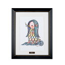 絵 絵画 アマビエ 疫病退散 ご利益 RIE世界中に笑顔を広げるアーティストRIE AMABIE Mサイズ
