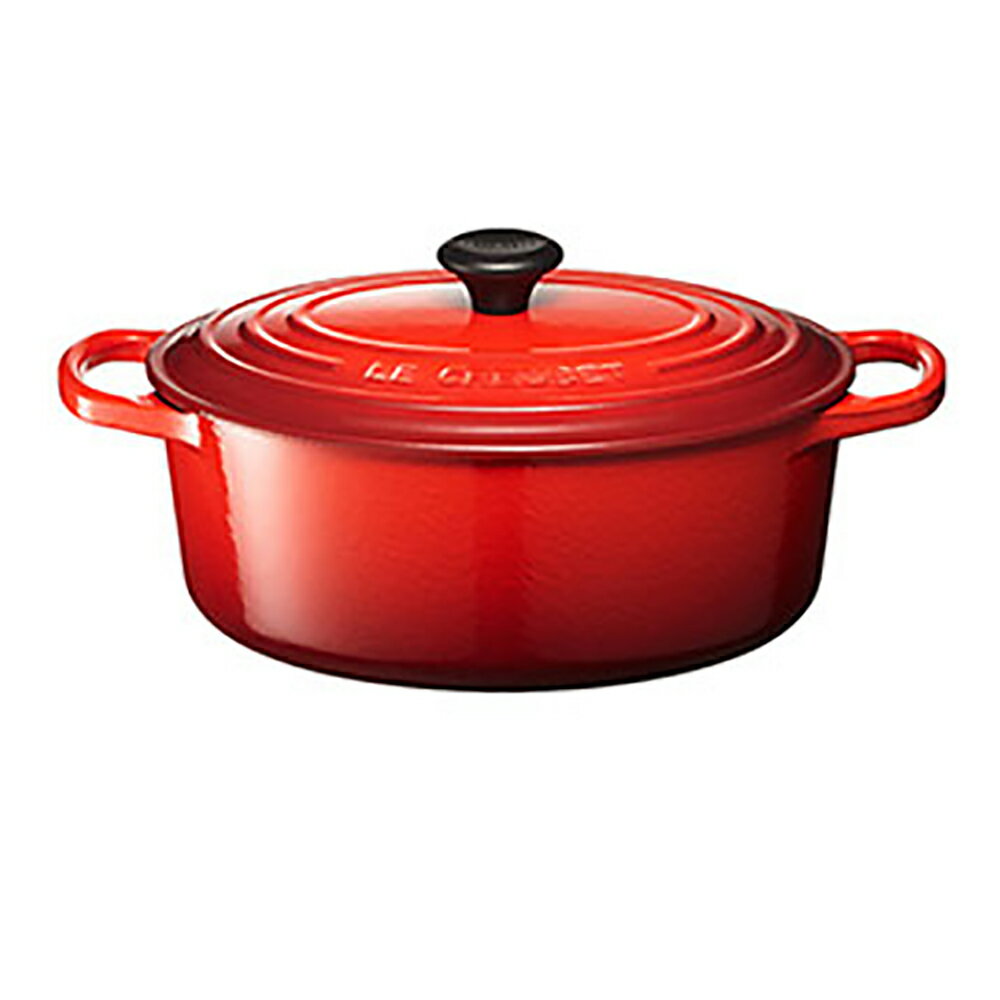 ル クルーゼ LE CREUSET シグニチャー ココット ジャポネーズ24cm チェリーレッド