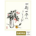 色紙 絵画 アート 名言 名句 こころの名句選 モダン 秋海棠に柿 洋美 サイズ幅24.2cm 高さ27.2cm 高精細特色色紙 父の日 母の日 敬老の日 プレ...