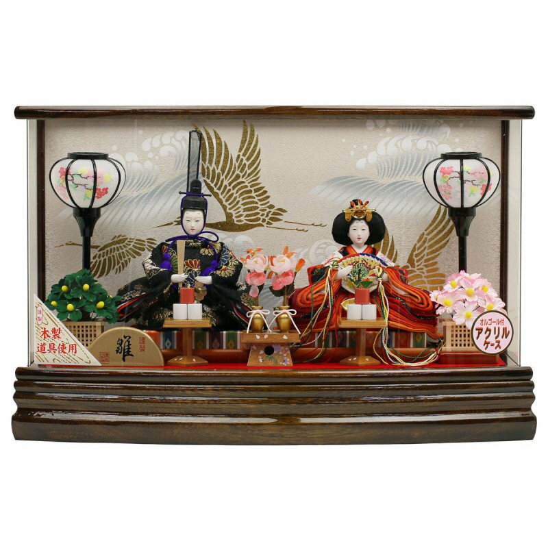 十二単雛-親王飾り-(ケース飾り 限定オリジナル オルゴール付)
